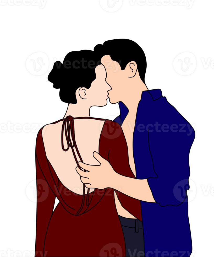 the beauty of love in an intimate moment png