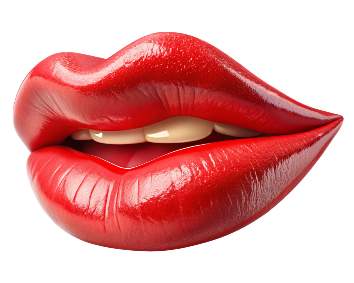 Red Lips Image for Lifestyle Branding png
