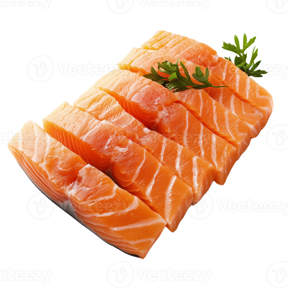 Fresh Salmon Fillet Slices Gourmet Seafood, Restaurant Quality png