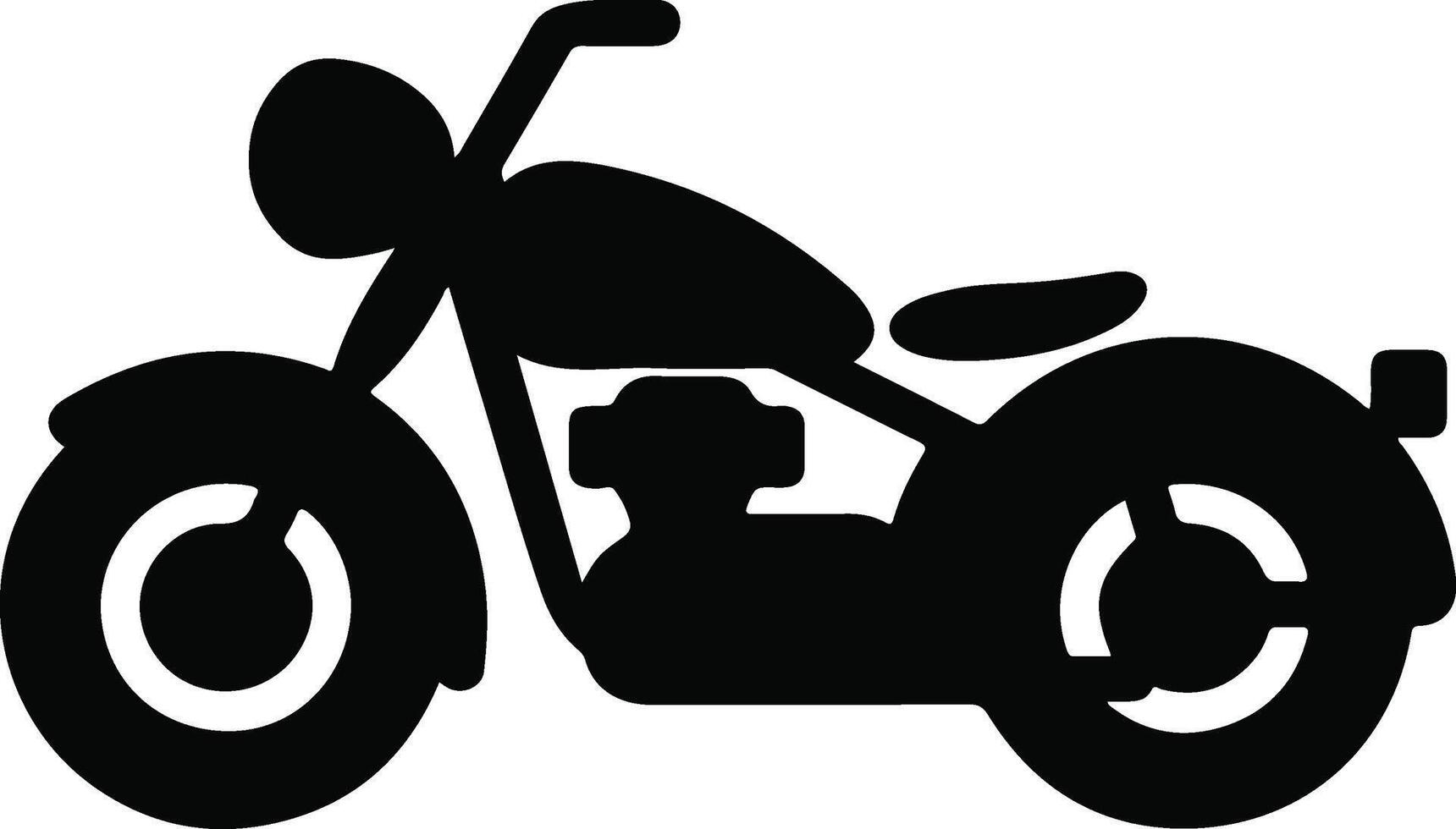 Motorcycle Silhouette Graphic Art vector