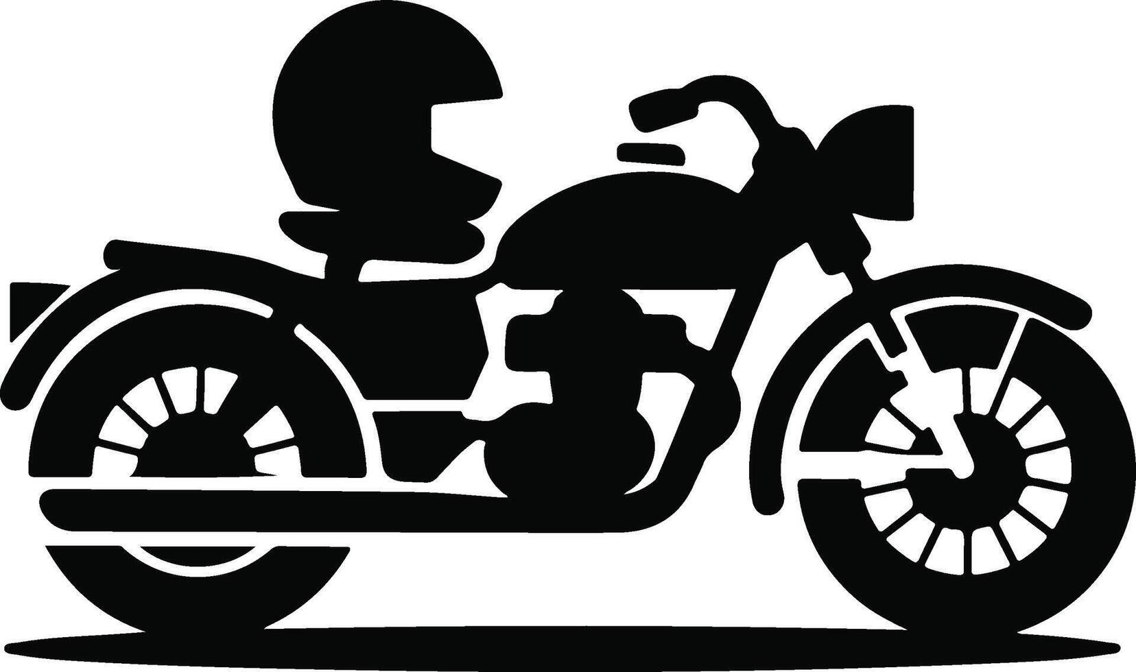 Motorcycle Silhouette Graphic Design vector