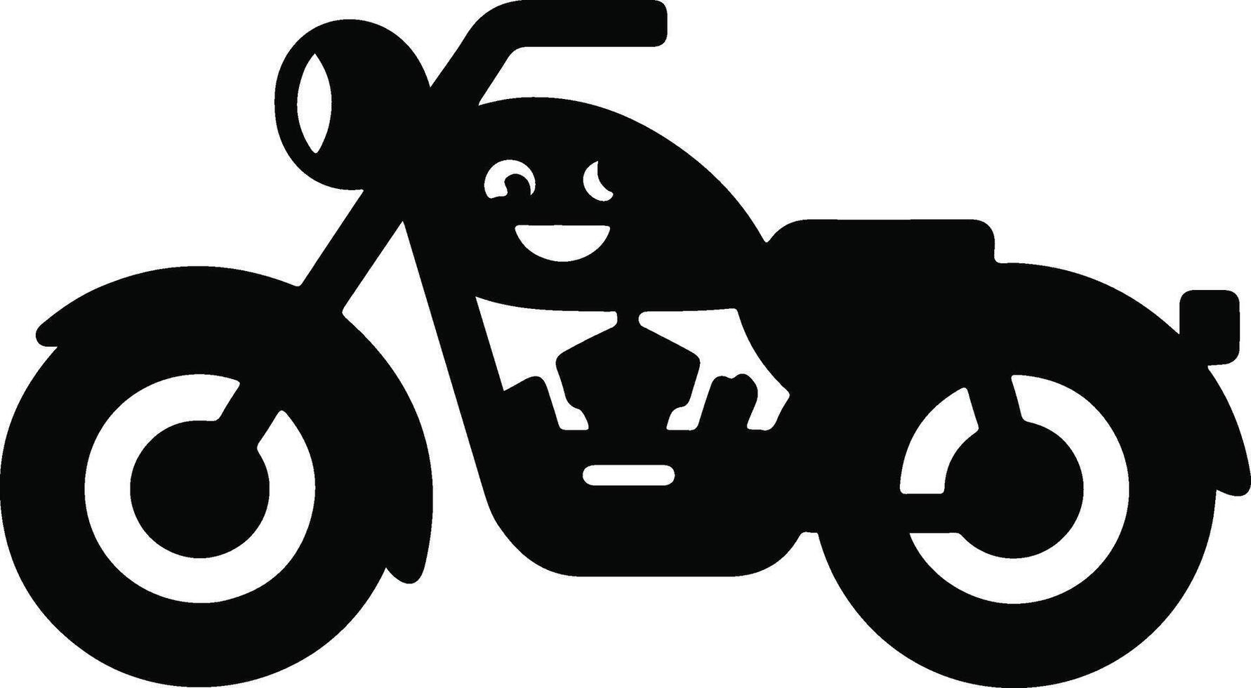 Motorcycle Silhouette Illustration Design vector