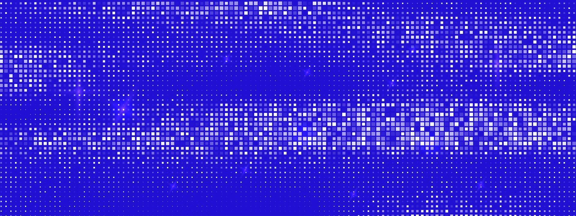 Blue abstract background with transparent squares forming a pixel grid. Perfect for tech, data, and business themes. Clean style for modern digital designs and presentations. vector