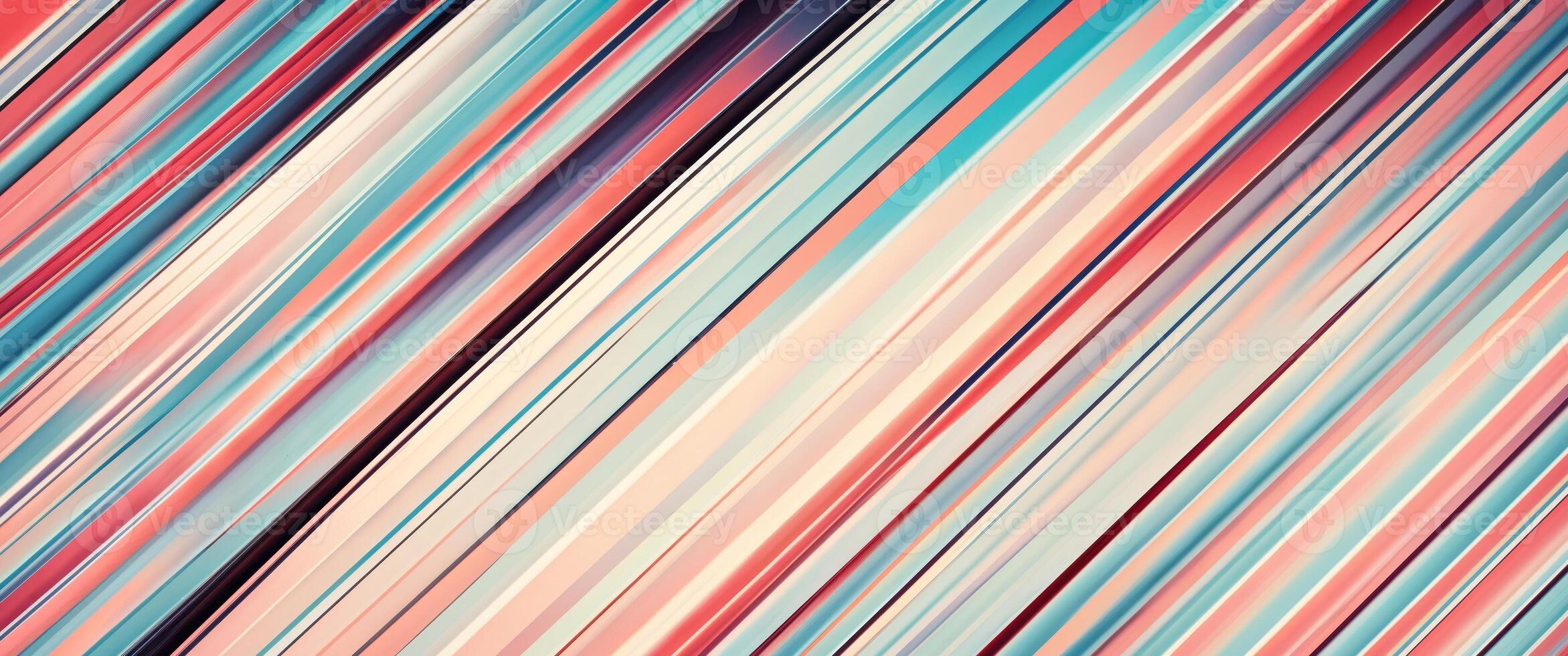 Abstract colorful lines with a diagonal pattern photo