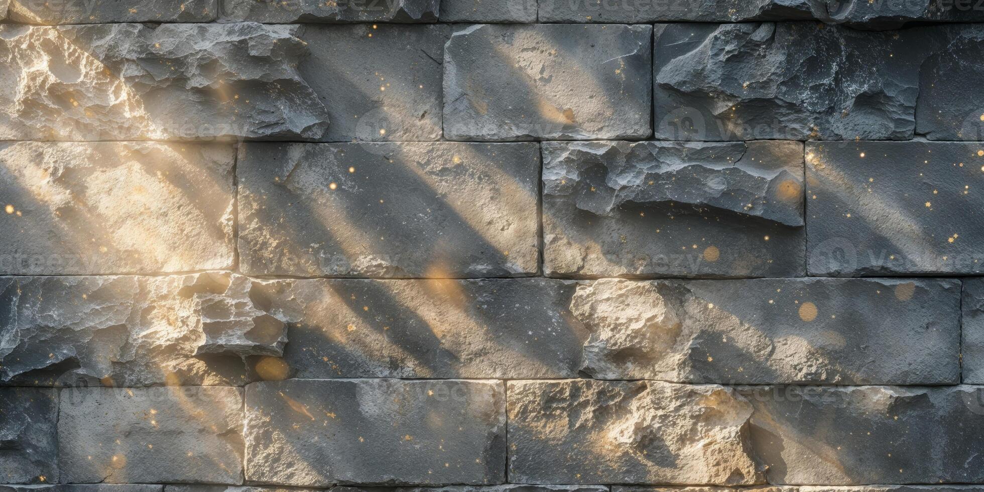Grey and Gray Stone Wall Texture Background. photo