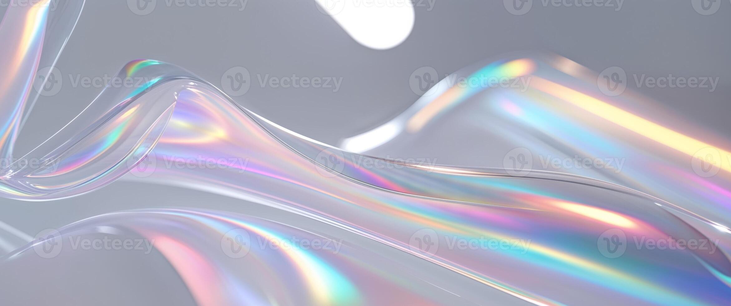 A close up of a wave of colored liquid photo