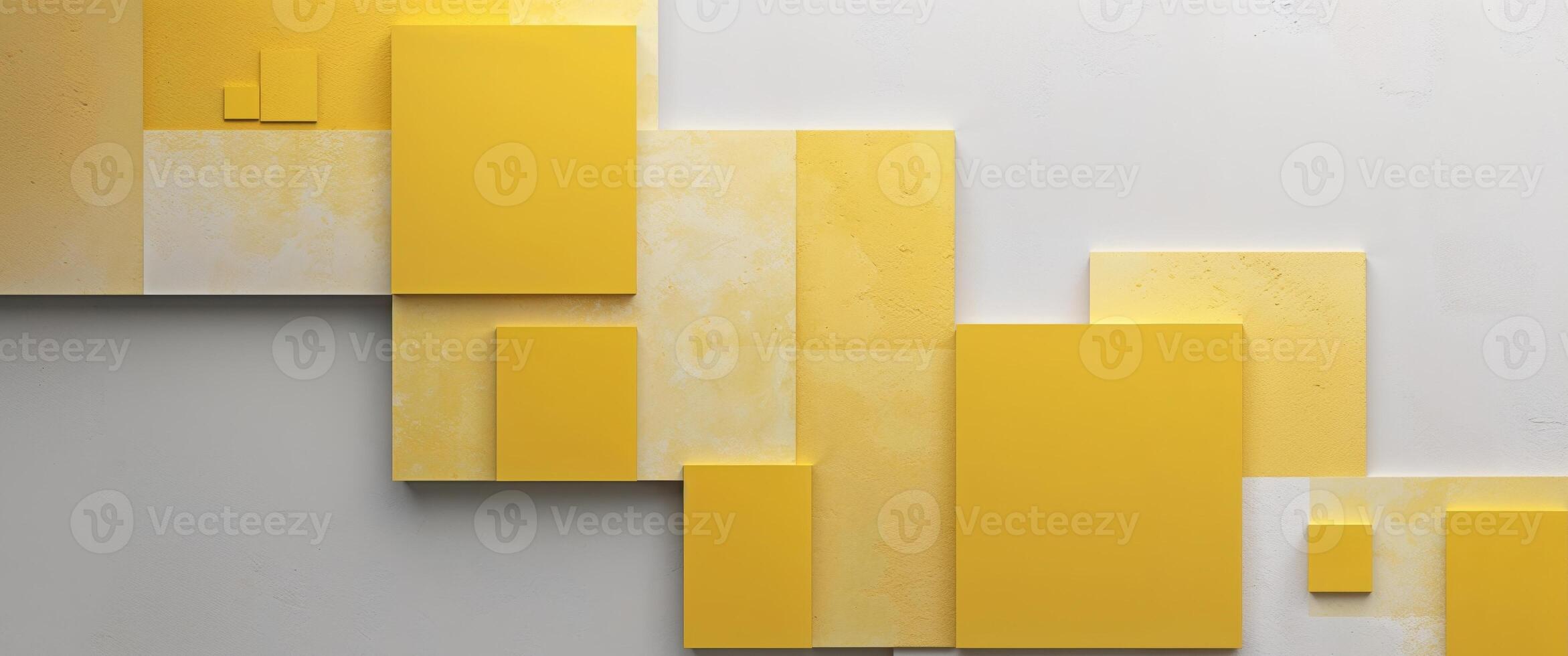 Abstract Yellow Squares Background for Modern Graphic Design. photo