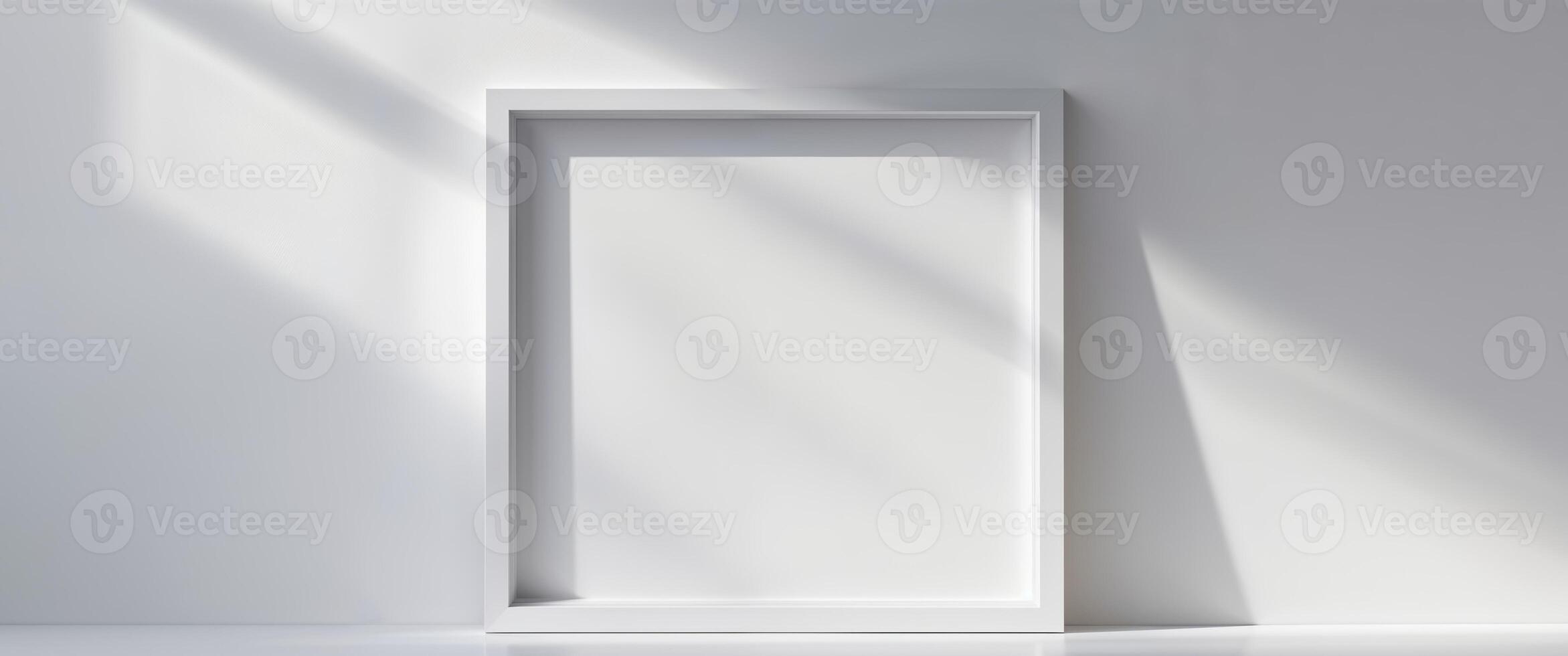 Flawless Image of Blank Picture Frame Mock Up photo