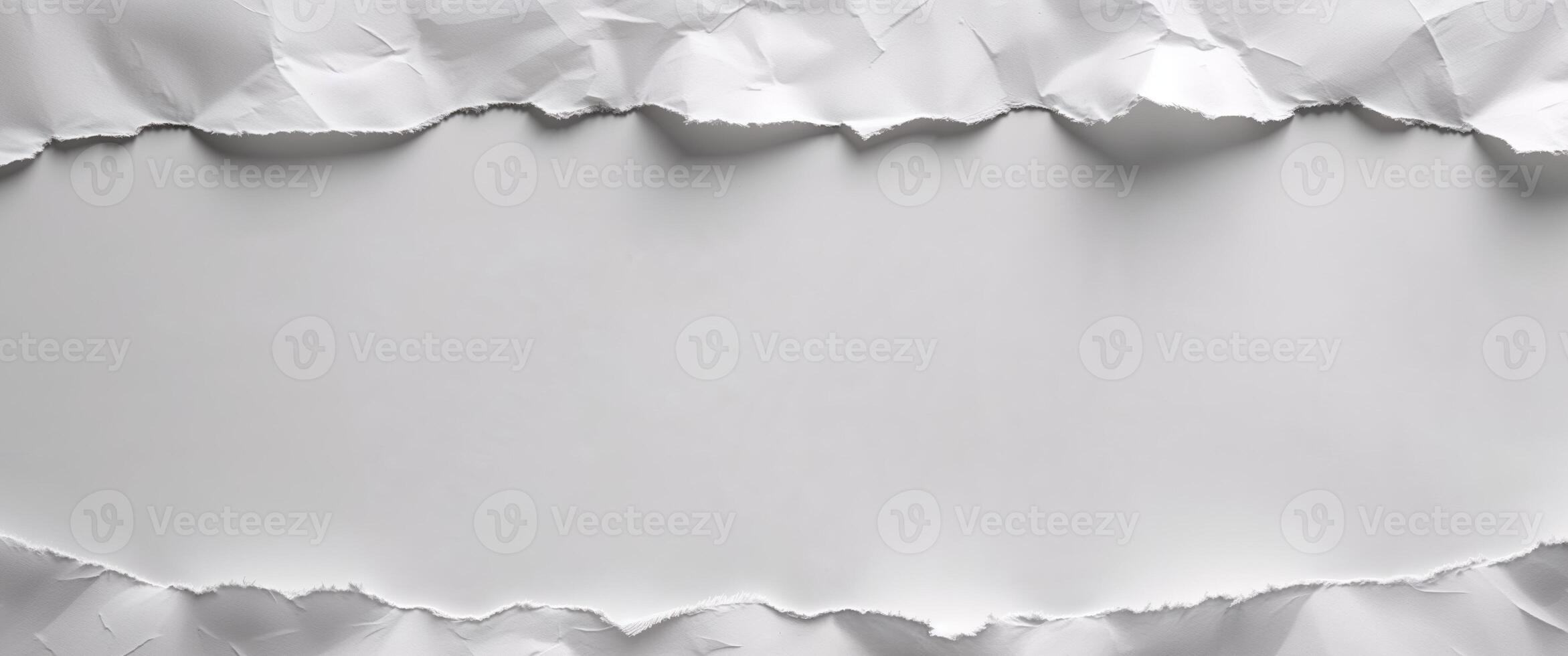 White paper torn with a hole in the middle photo