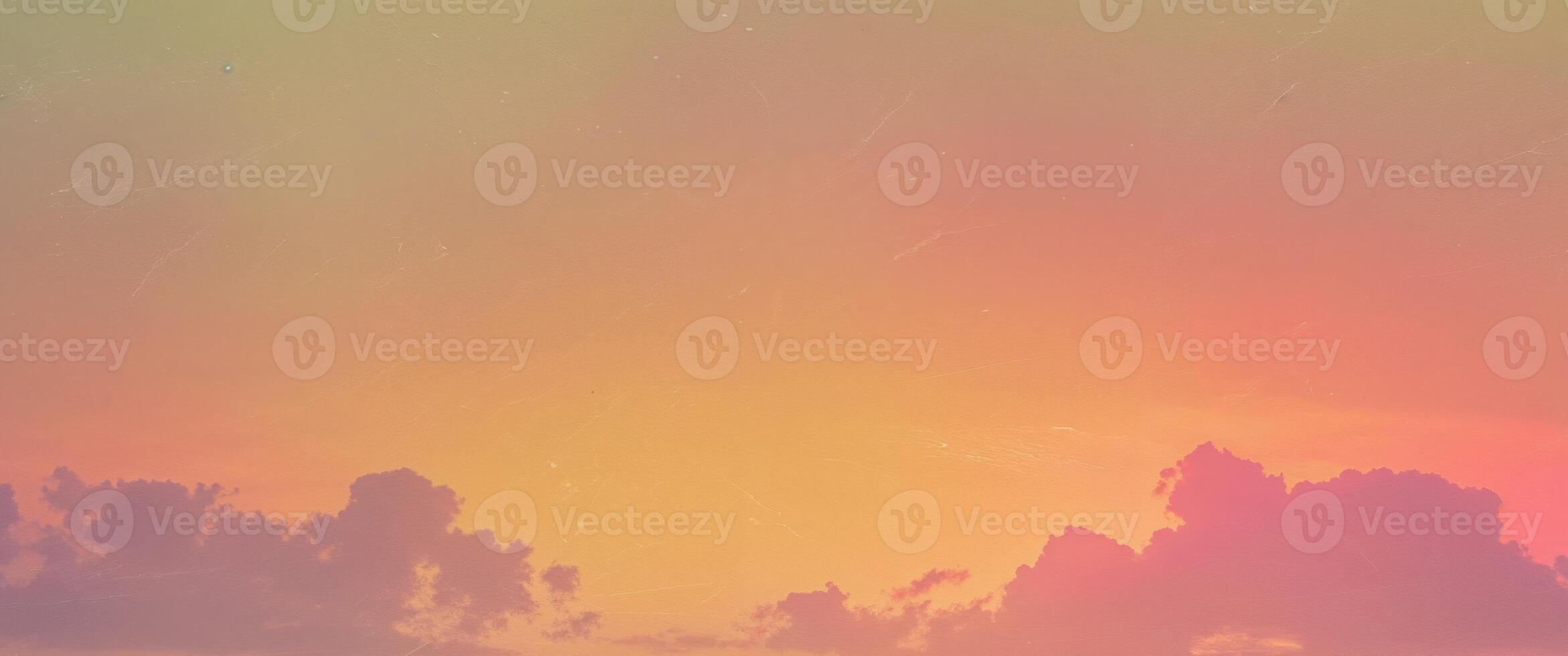 A colorful sunset with clouds in the sky photo