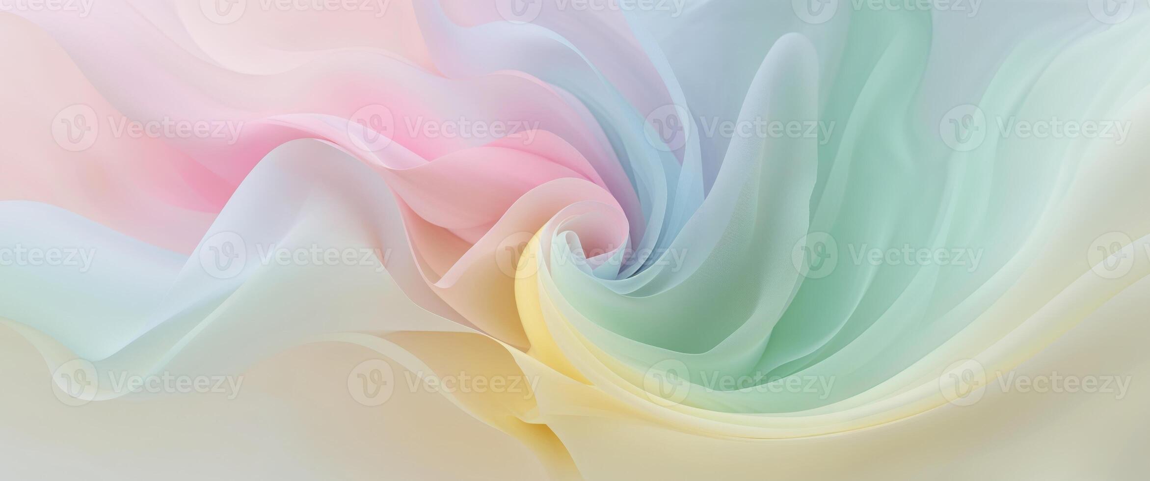 Abstract swirl pastel colors background design photo