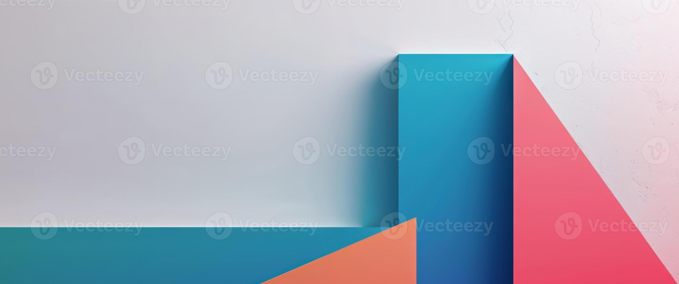 Background of geometric shapes forming a modern abstract design. photo
