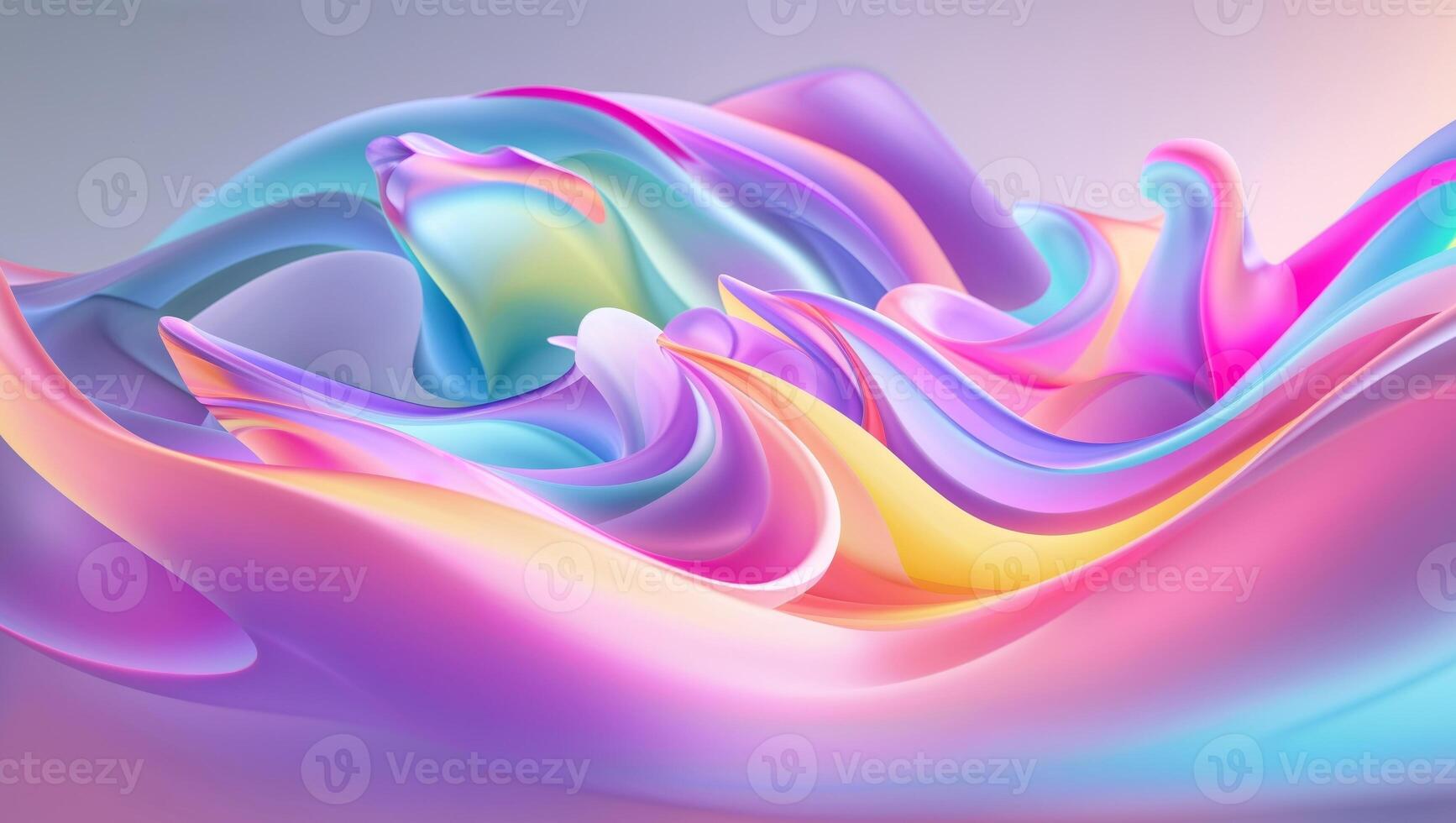 Modern Colorful Gradient Flow Abstract Design photo