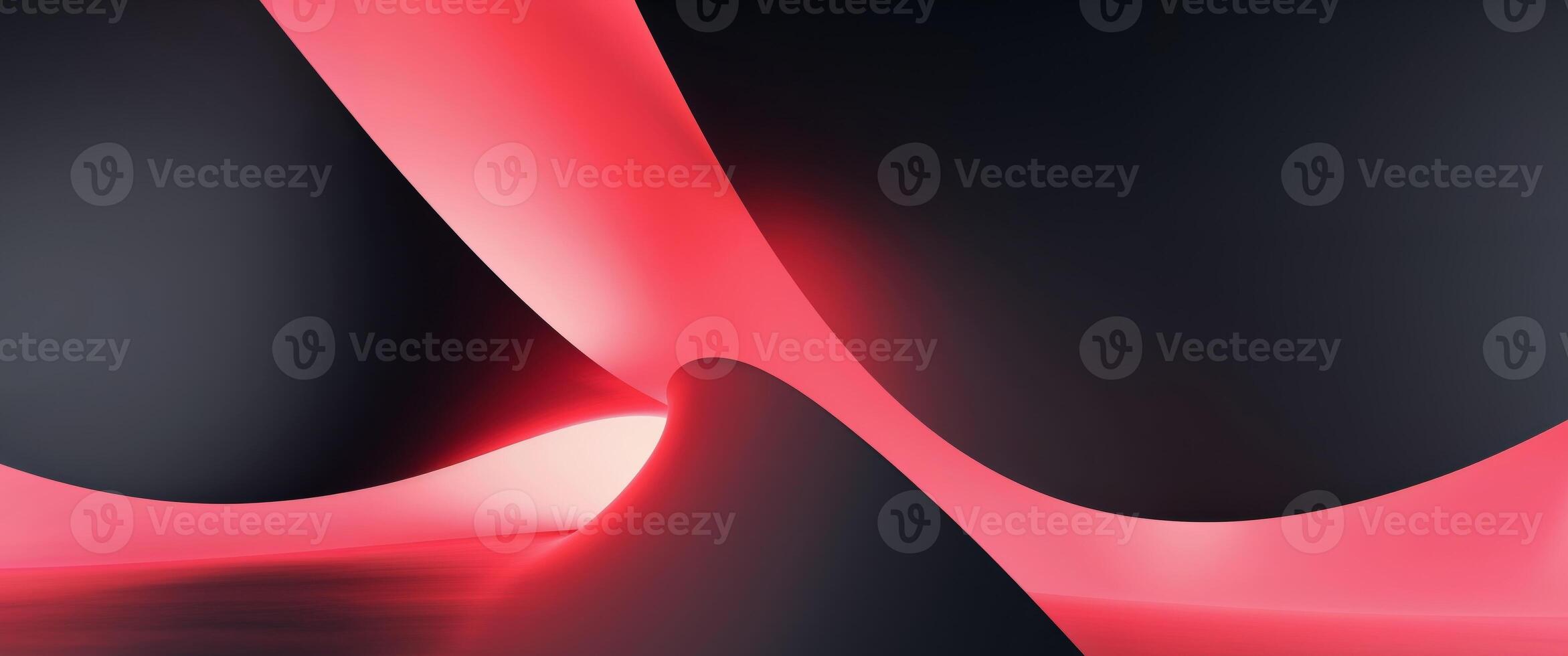 A red and black abstract background with a curved shape photo