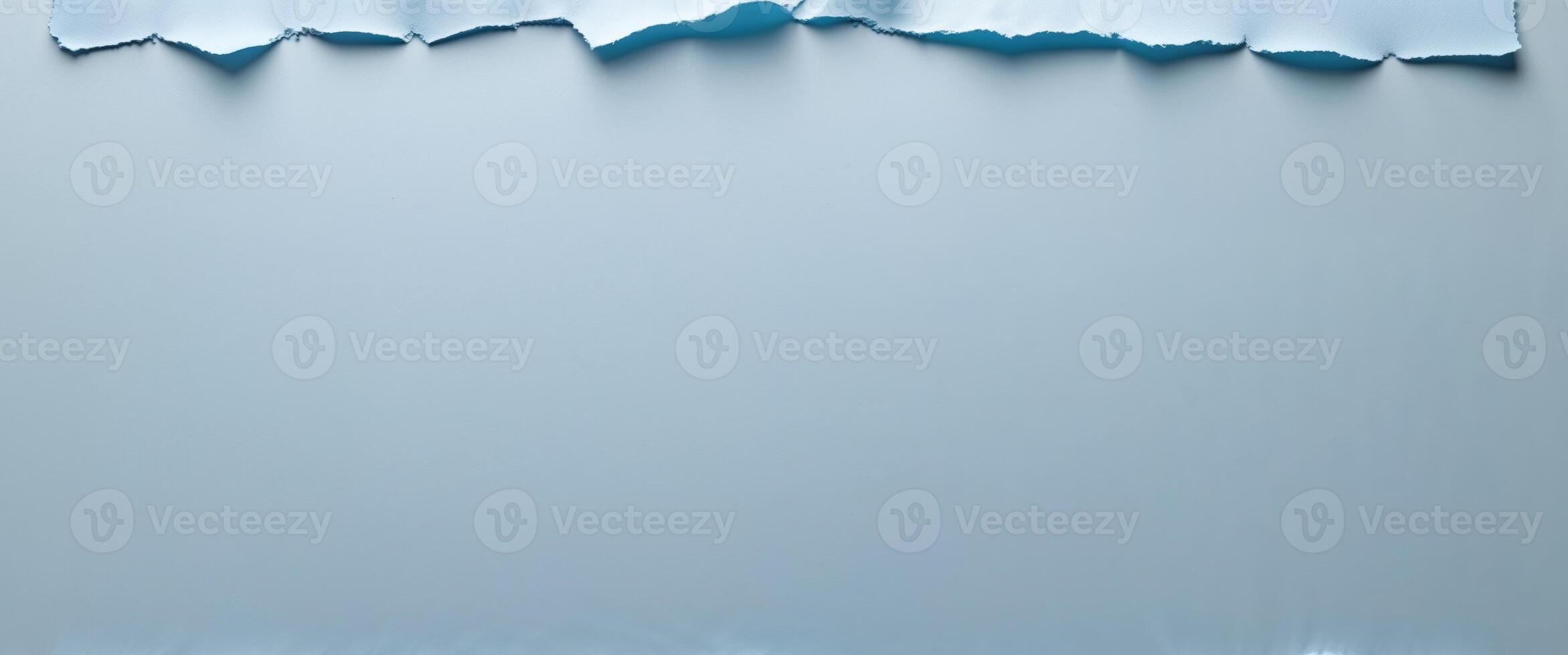 light blue paper with torn edges texture for using as text box photo