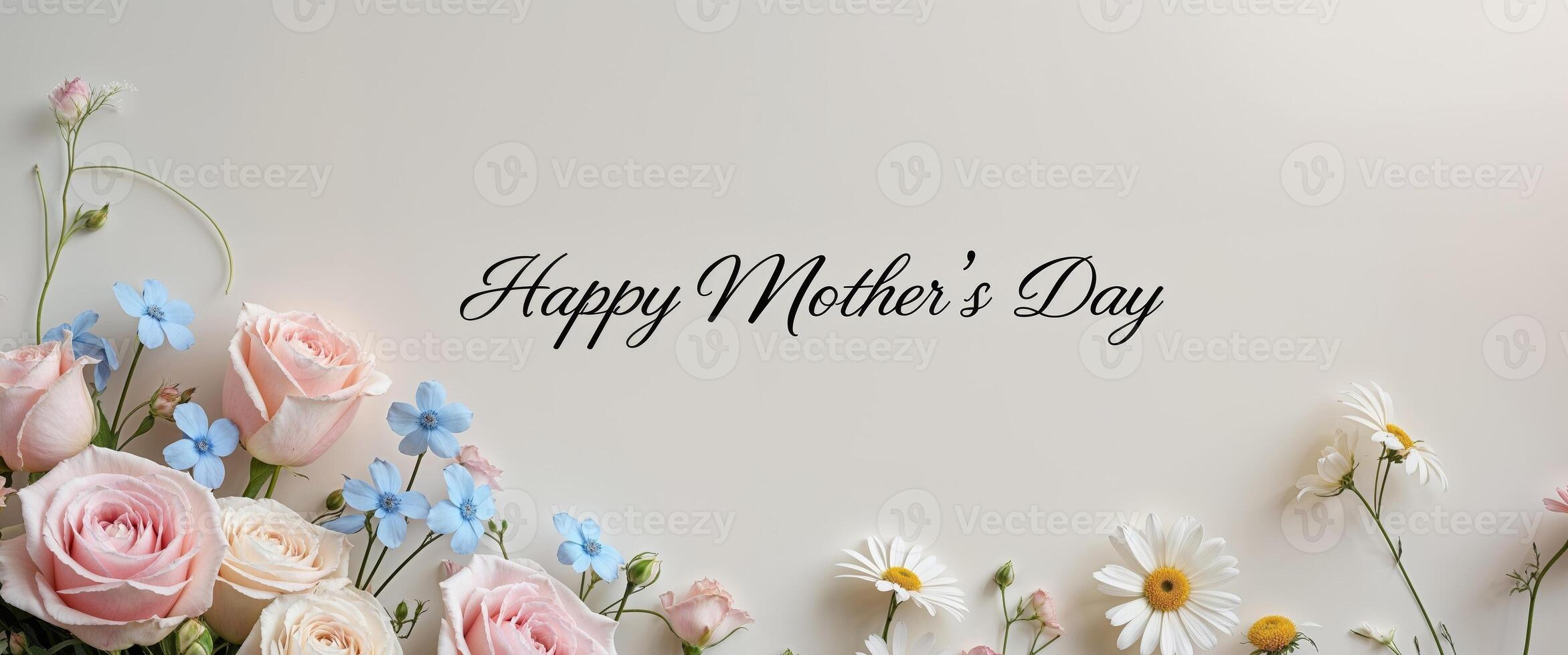 Happy Mother's Day background and celebration mothers flower background photo