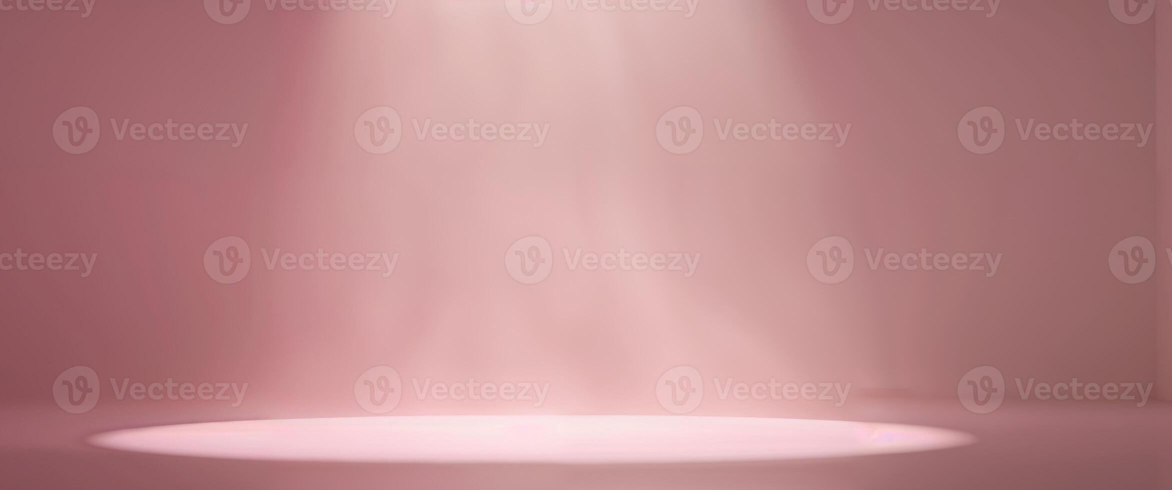 A soft and dreamy stage with soft pink tone photo