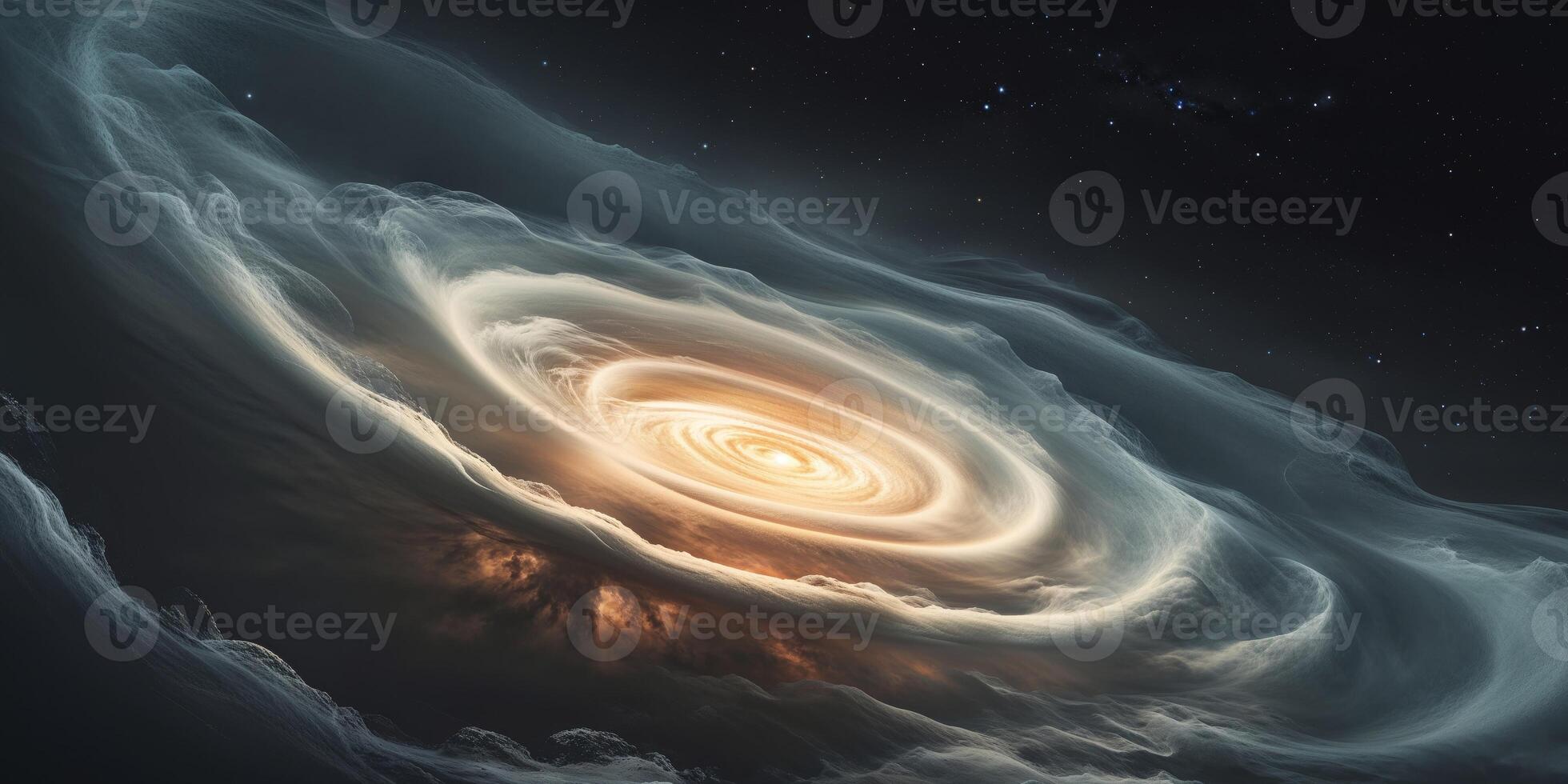 An artist's rendering of a spiral galaxy photo