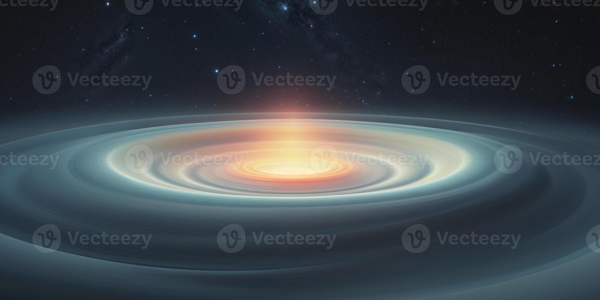 An artist's impression of a black hole photo