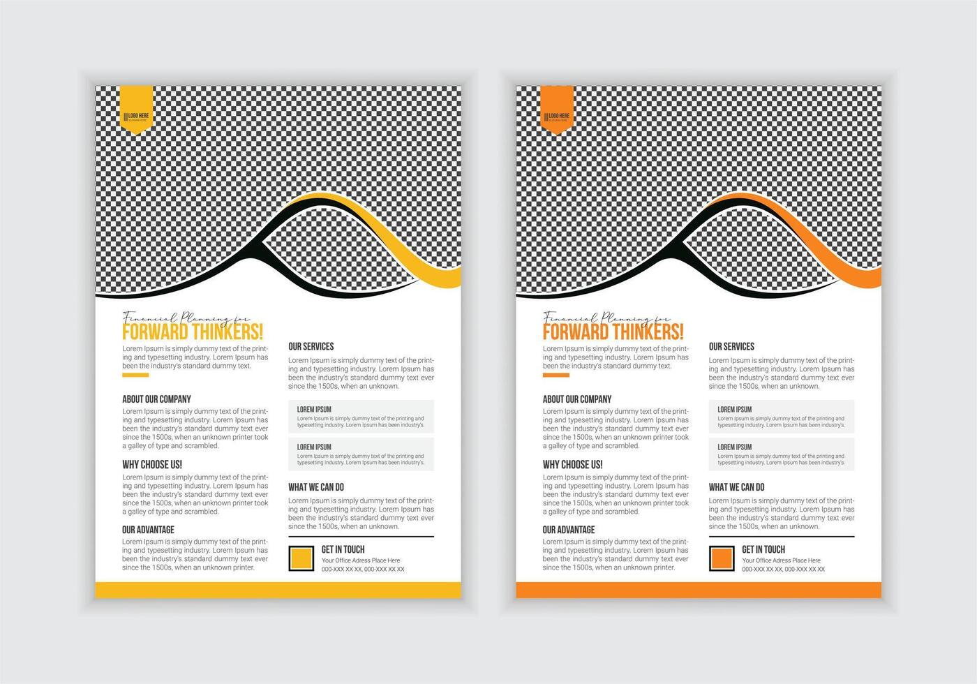 Startup Business Flyer Template vector