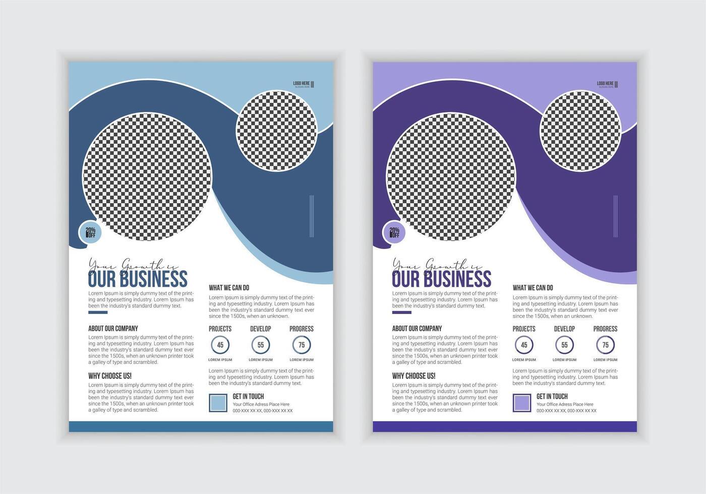 Business Workshop Flyer Design vector