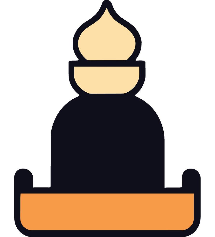 Buddhism Temple Shrine Spiritual Symbol and Culture vector