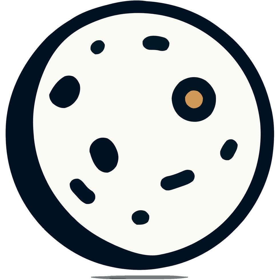 Moon and Cosmic Exploration in the Night Sky vector