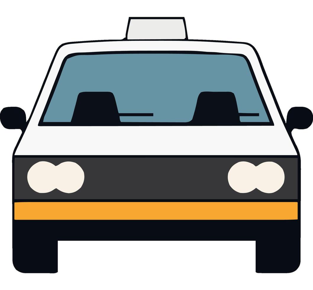 Taxi Car Transport Urban Driving Service vector