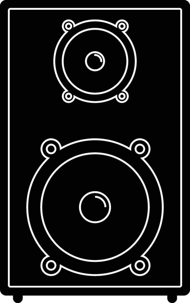 Audio Music Speaker. Multimedia Icon vector