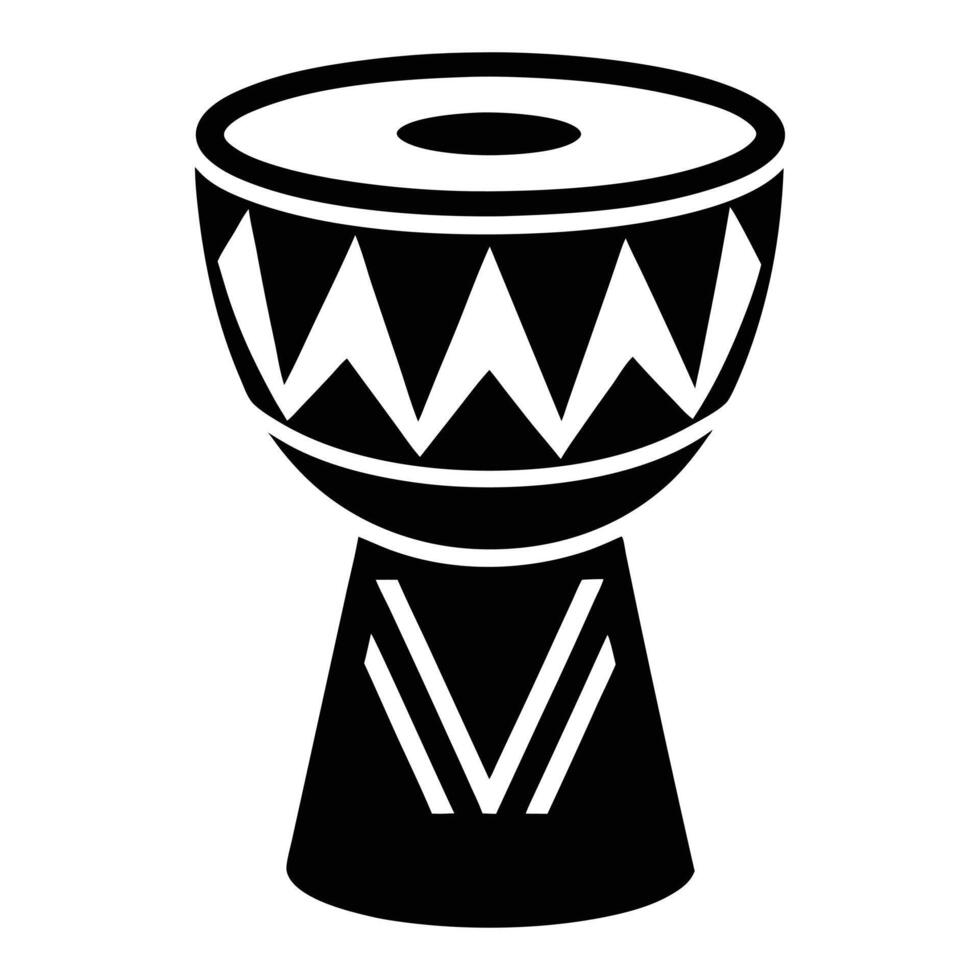 african drum icon illustration illustration vector