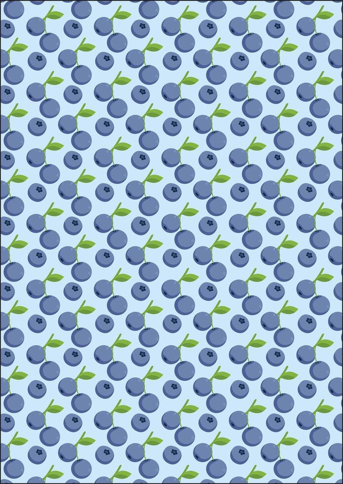Blueberry Fabric Wrapping Paper Background Texture Art vector