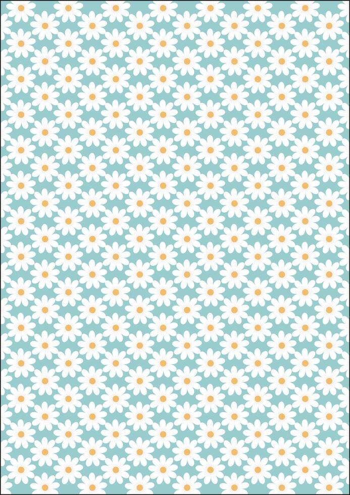 White Flower Fabric Wrapping Paper Background Texture Art vector