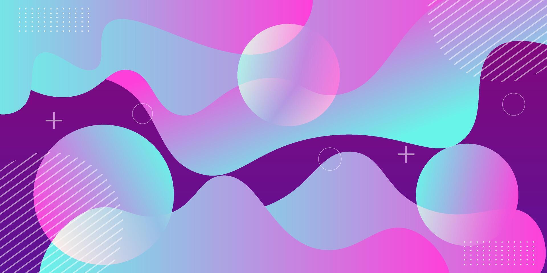 Blue and purple gradient 3D design background. Futuristic trendy color pattern. Wave background. Colorful geometric poster background. Eps10 vector