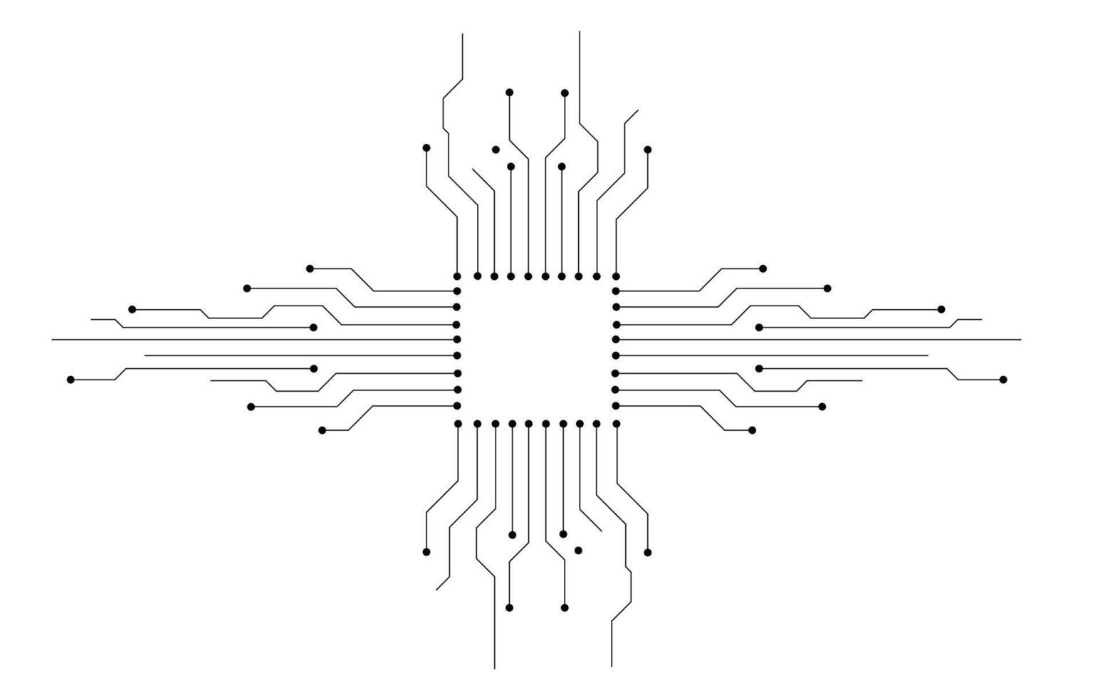 Tech Circuit,HUD Element vector