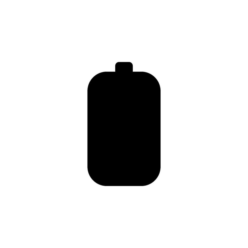 Battery icon. Perfect for indicating low power, battery depletion, or the need for charging. Suitable for web design, mobile apps, presentations, and other visual projects. vector