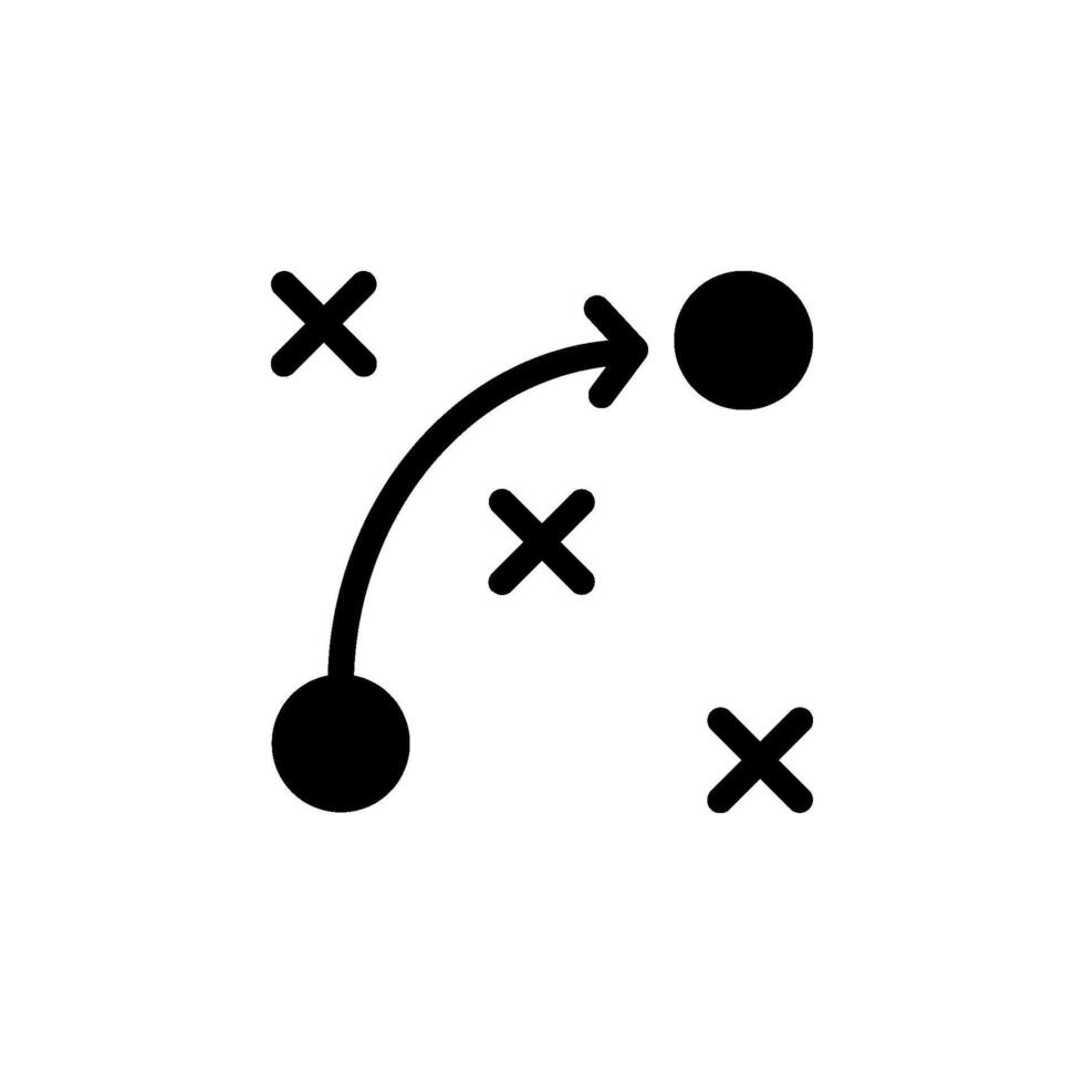 Strategy icon. Simple Plan illustration vector