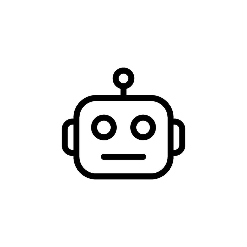 robot icono colocar. Perfecto para representando tecnología, automatización, o artificial inteligencia. vector