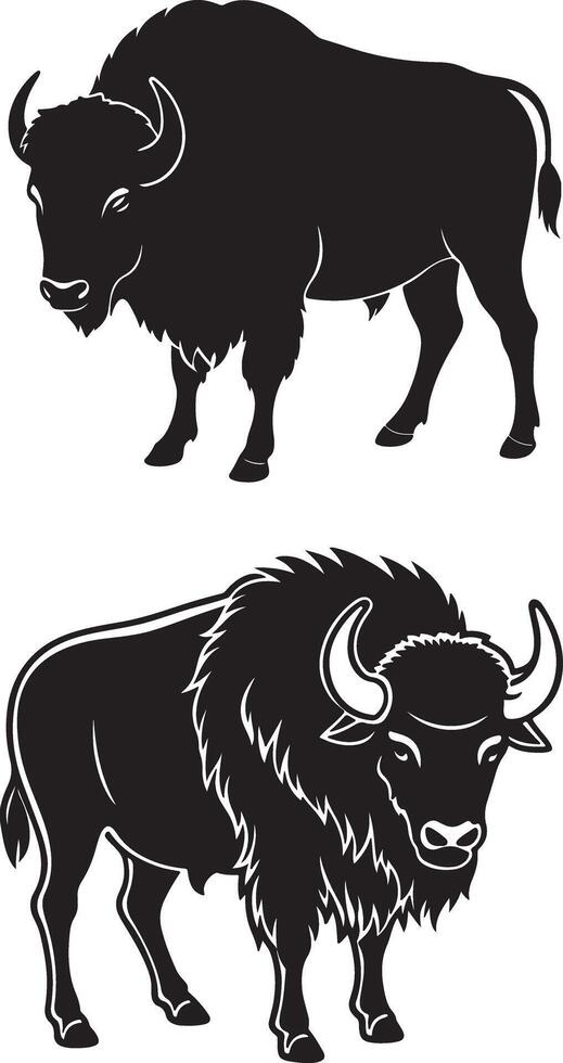 Flat Caw Boulder Silhouette Icon Art on Solid White vector