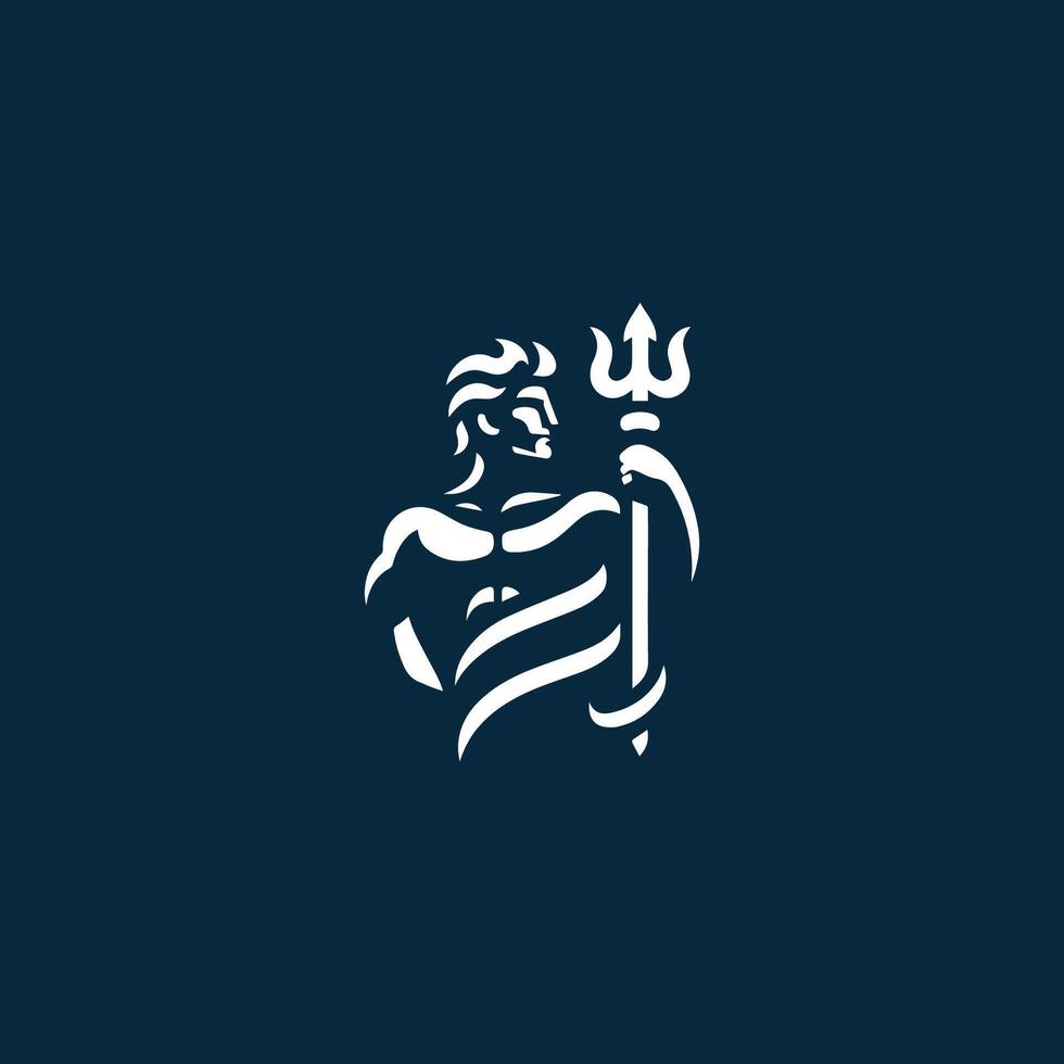 Perseus God Logo vector