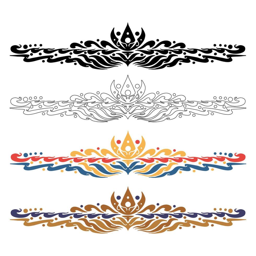 Ornate Decorative Border Design vector