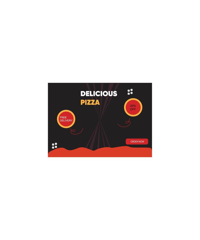 restaurant fast food menu post design vector