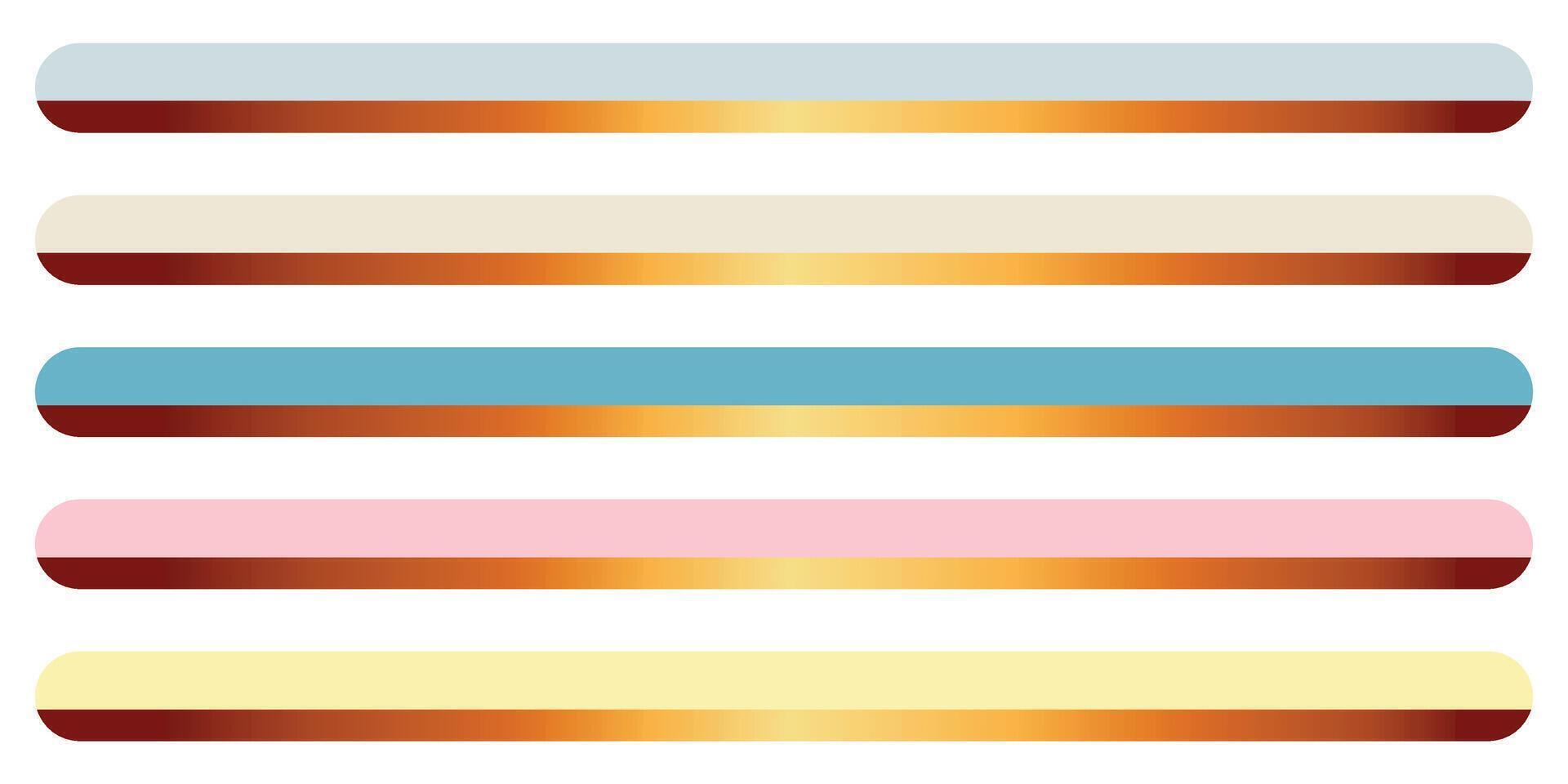 simple gradient lower third design vector