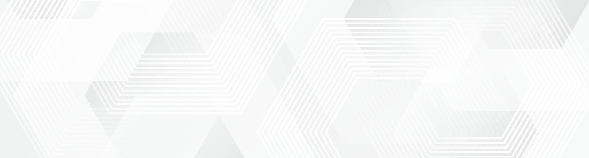 White hexagons abstract background overlap layer on bright space with stripes effect decoration. Modern graphic design element lines style concept for web banner, art, flyer, card, or brochure cover vector