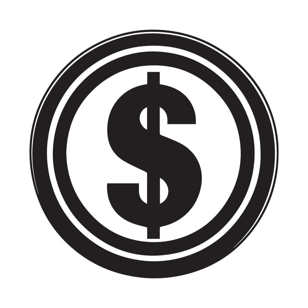 Money Logo Design image on white background. vector
