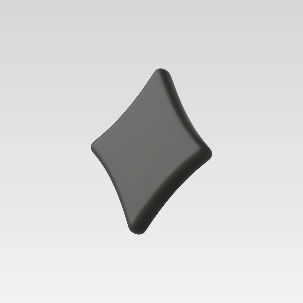 A sleek, abstract geometric shape on a smooth gradient background. vector