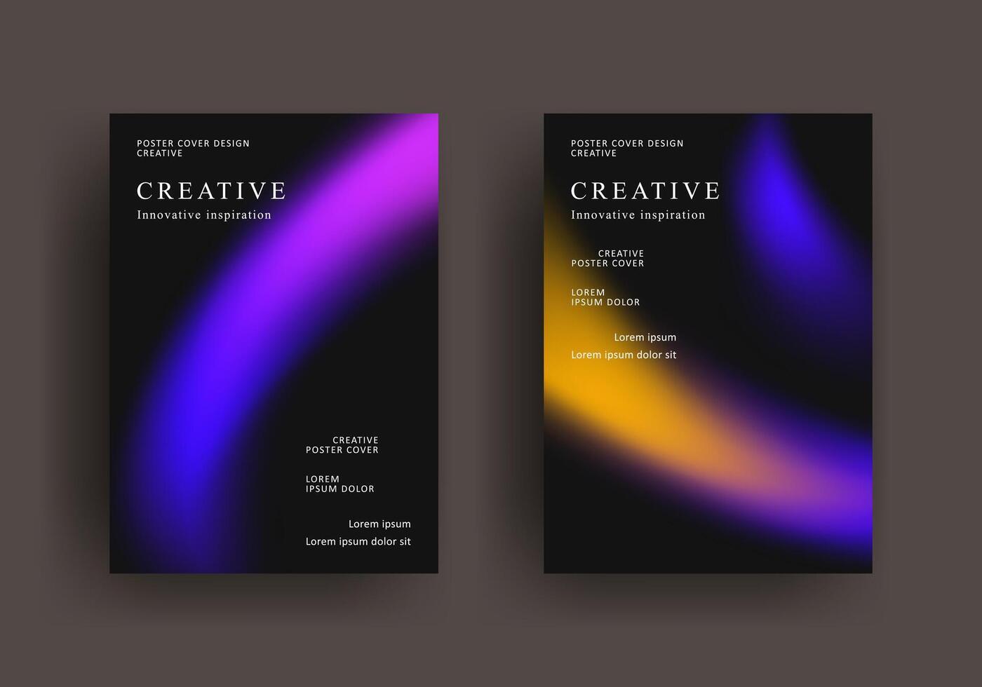 fluid gradient poster template. Modern Covers Design. Mesh gradient background design. Trendy front page design for Banner, Poster, Flyer, Invitation and Annual Report vector