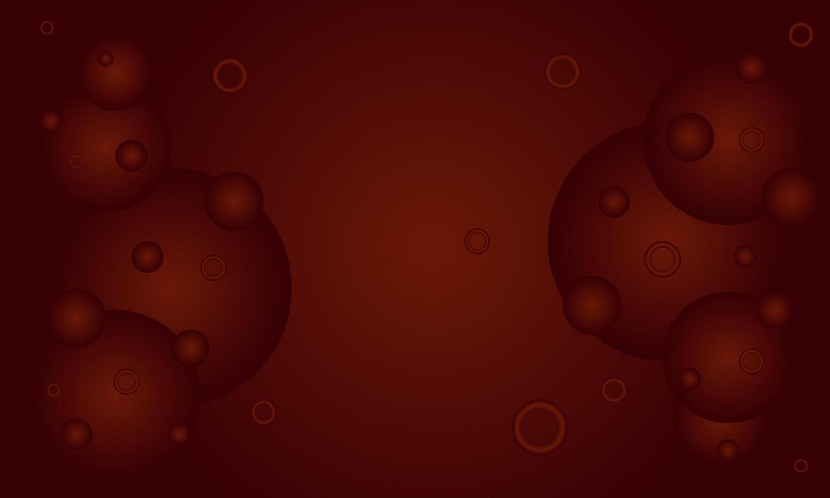 Biology Cell Scientific Medical Research Background. Science red Cells Backdrop with Depth of Field Blur Particles Effect. Futuristic Plant Microbiology. blood cells illustration vector