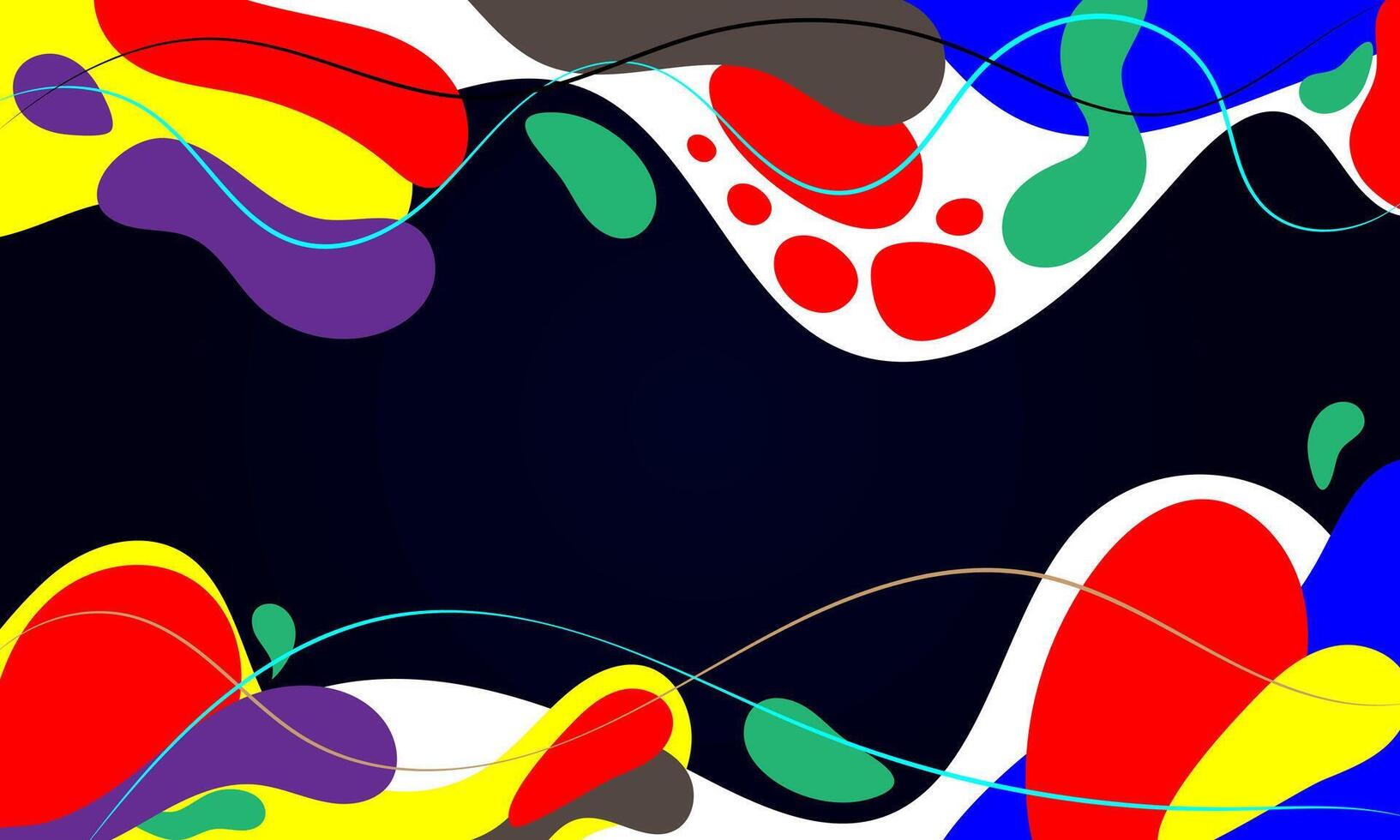 abstract colorful liquid background for poster banner sale event Celebration Social Media Post Template. Able to use for mobile apps, banners design, web or internet ads vector