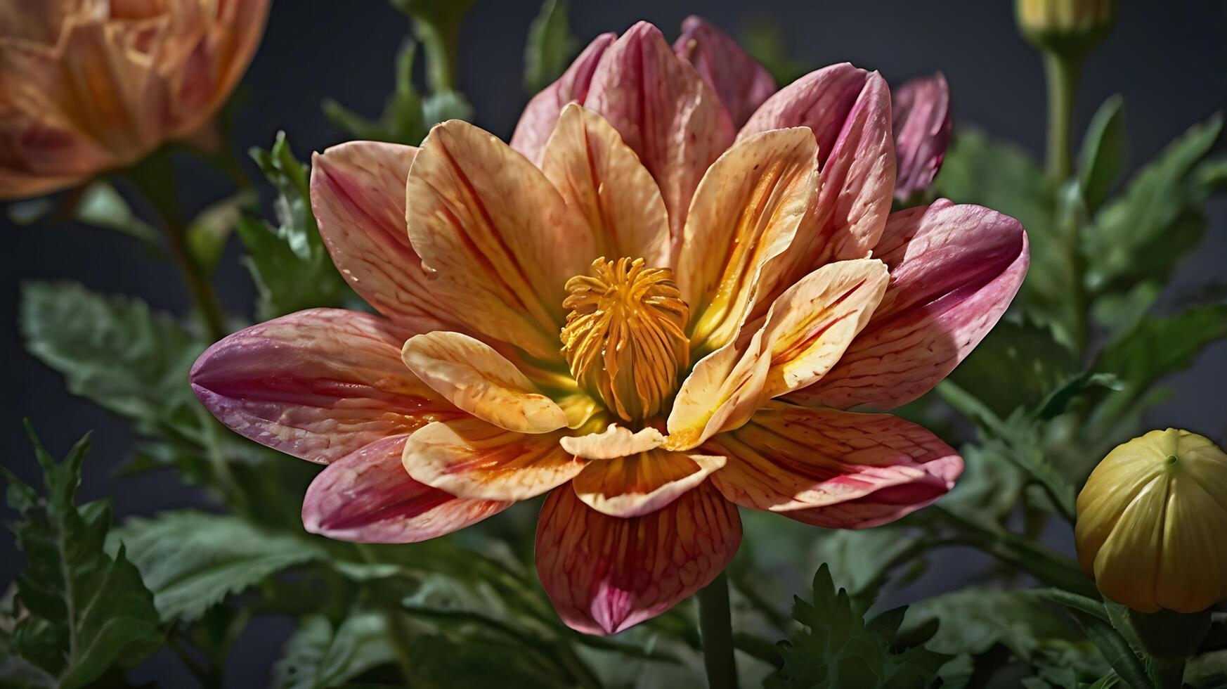High-Resolution Image of a Gorgeous Blooming Flower photo