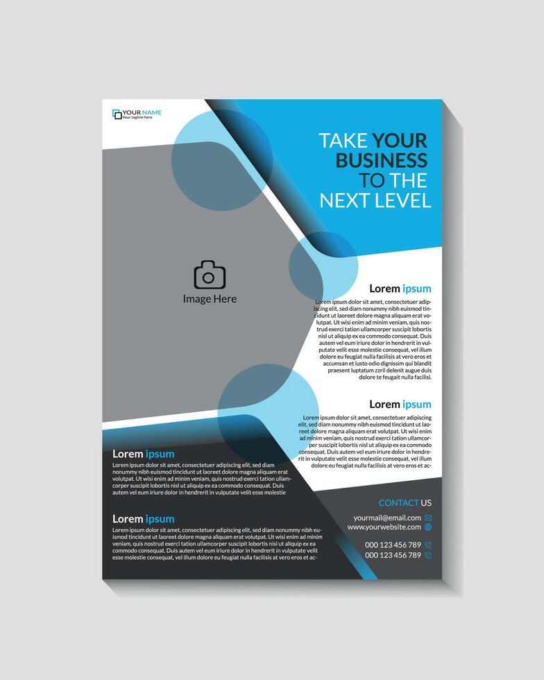 Business Flyer Template Design vector